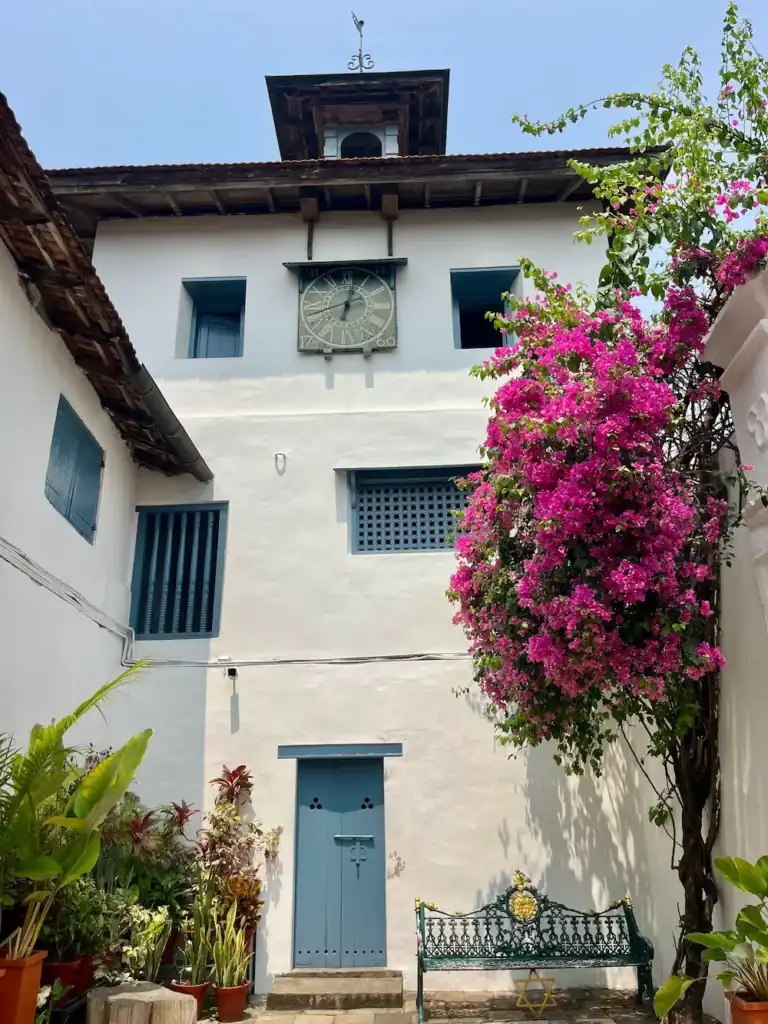 Streets of the historic Jewish quarter in Fort Kochi