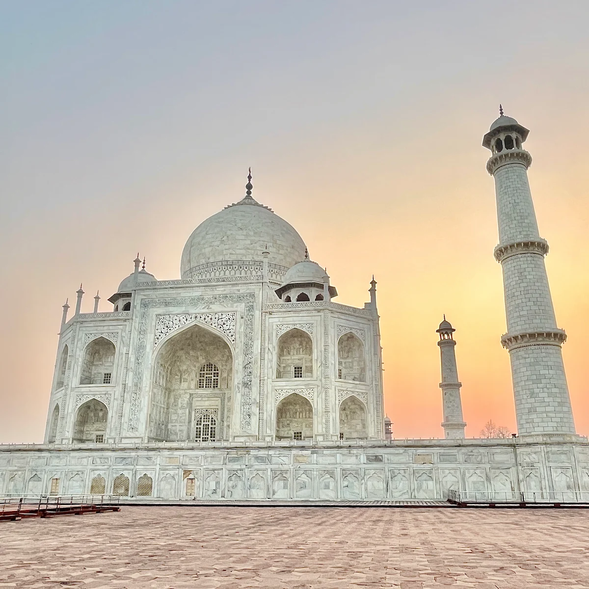 Sunrise at Taj Mahal, Agra, India